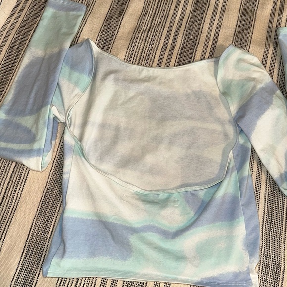 Silence + Noise Pastel Blue Star Blouse - Picture 7 of 8